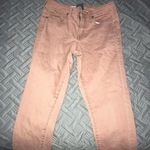 Mauve/Light Pink Skinny Jeans